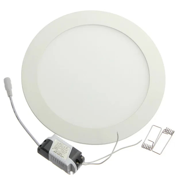 Ultrathin LED Downlight LED Round Panel Light 3W 6W 9W 12W 15W 25W Led Ceiling Recessed Grid Downlight Lamp Lighting 110V 220V